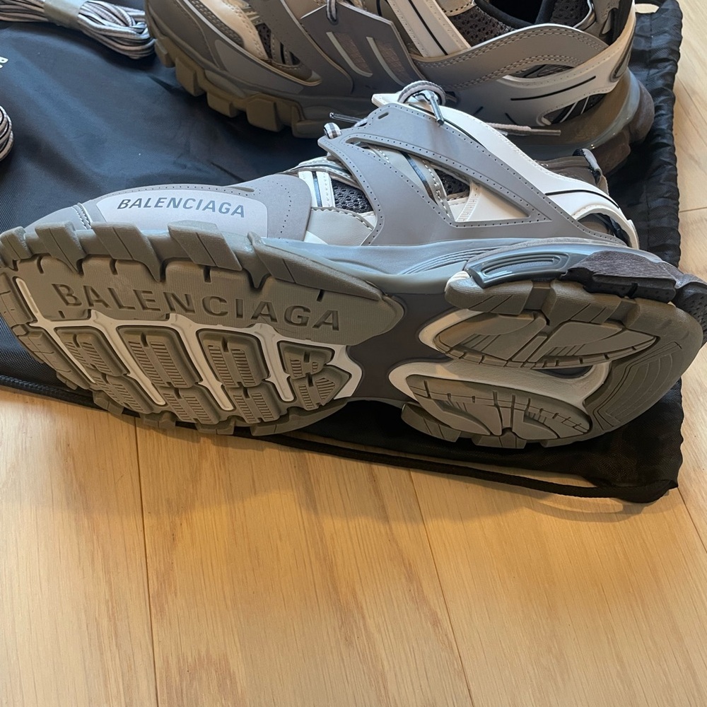 Balenciaga Gray and Brown Sneakers - Picture 6 of 8